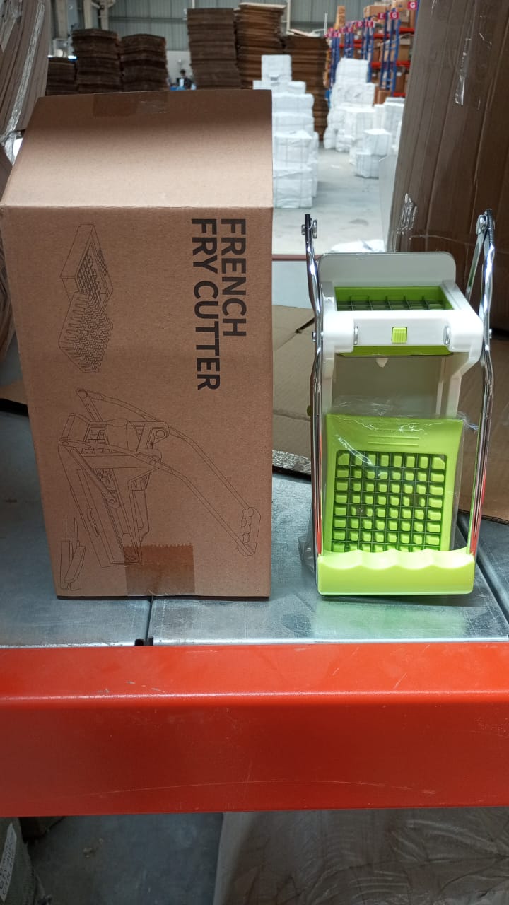 10013 French Fry Cutter Great With Vegetables Potato Fries Cutter Professional Vegetable Cutter Stainless Steel Cutter Potato Onions Carrots Cucumbers Fruits Potato Cutter (1 Pc) - Springkart