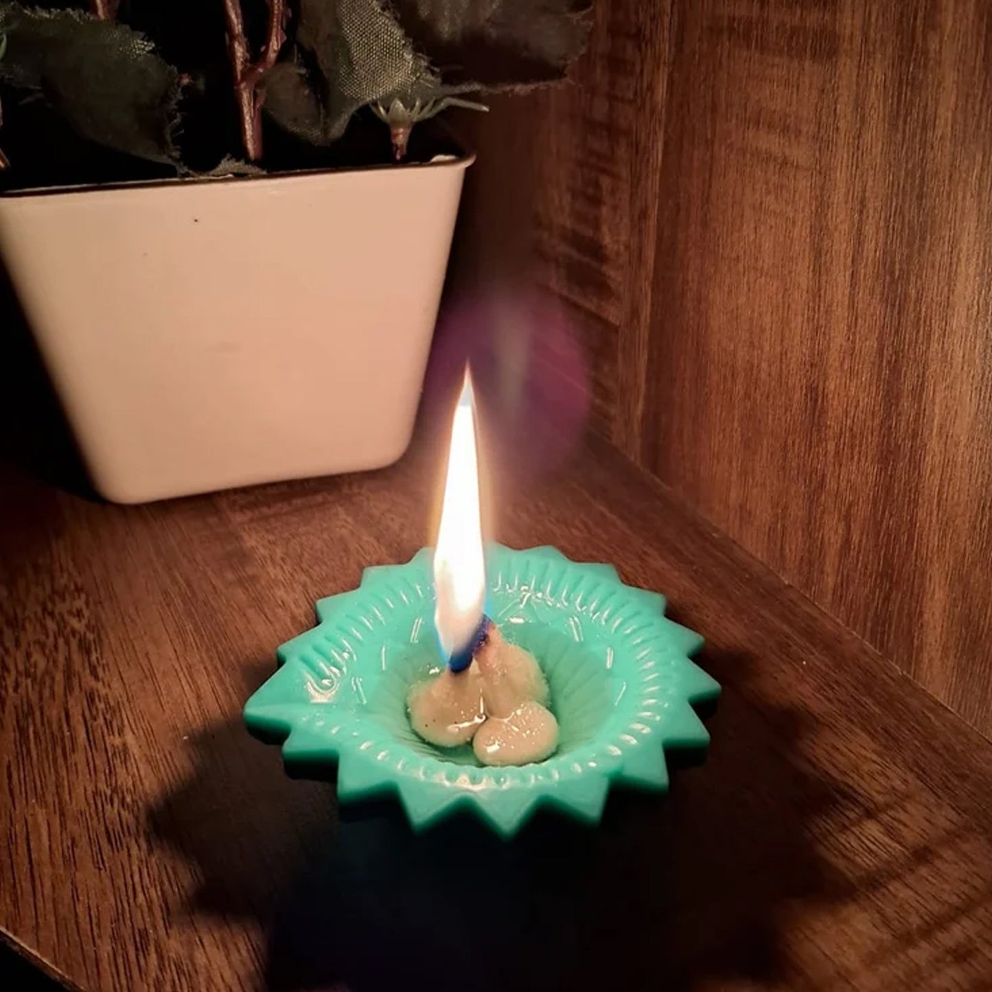 Silicone Diya For Diwali Attractive Design Colourful Diya Combo (6 Pcs Set) - Springkart