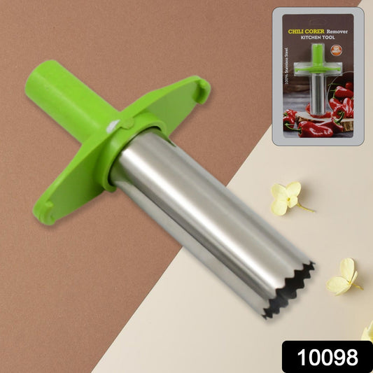 Small Stainless Steel Chili Corer Remover Kitchen Tool (1 Pc) - Springkart