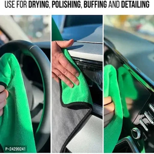 Bestrix Microfiber Vehicle Washing Cloth (Pack Of 2, 600 GSM) - Springkart