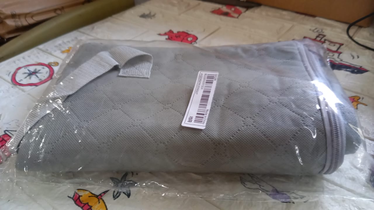 Multi-Purpose Large Capacity Bag, Heavy Duty Large Bag with Zip Closure, Bags Women Grocery Shopping Bags with Handles for Outdoor Travel, Home Improvement - Springkart