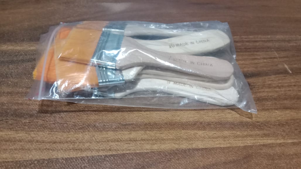 Painting Brush Nylon Pine Brush Tool Board Brush Dusting Cleaning Wall Paint Brush (6 Pc Set) - Springkart