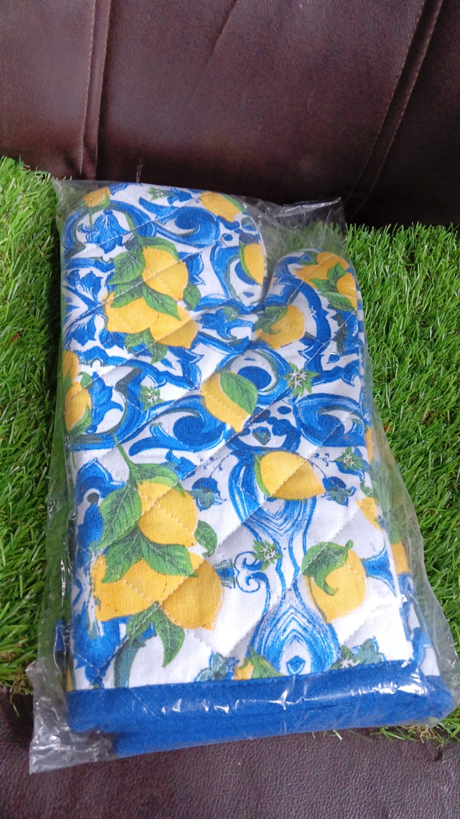 Lemon Oven Mitts Gloves (1 Pc / Big) - Springkart