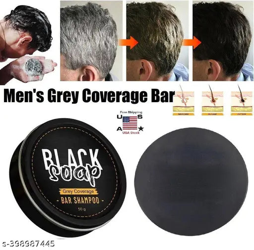 Organic Black Reverse Shampoo Bar-100% Natural Organic Conditioner Soap - Springkart