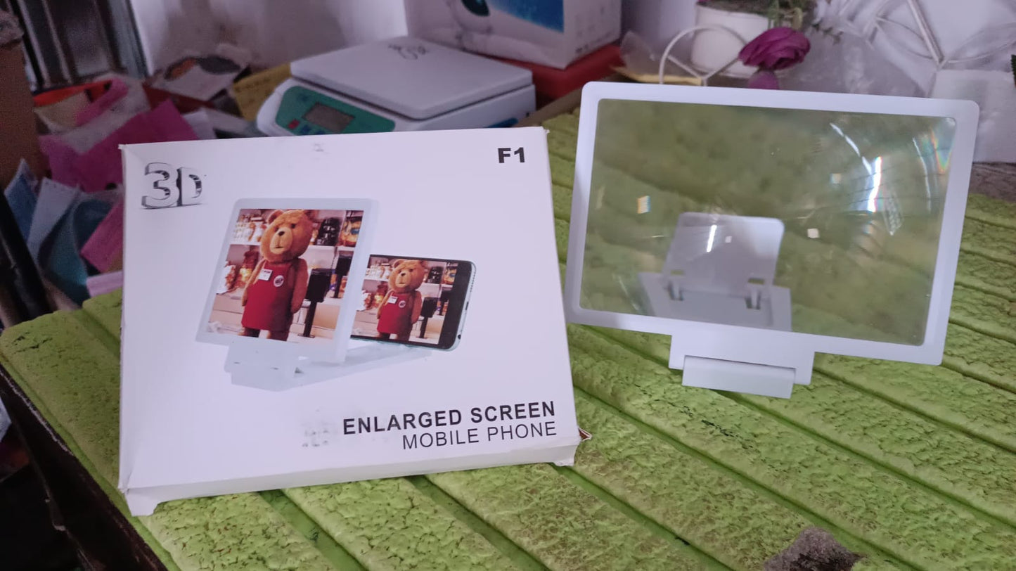 3D HD Mobile Phone Screen Magnifier Amplifier, F1 (1 Pc) - Springkart