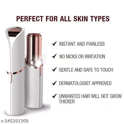 Hair Remover For Women Skincare Lipstick Mini Epilator trimmer Machine - Springkart