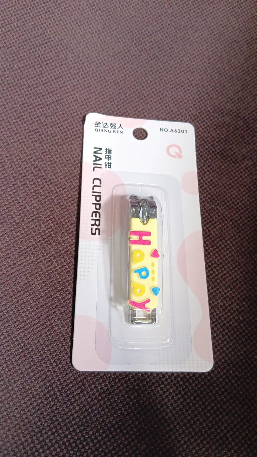 Cute Nail Clipper with Nail Catcher, Nail File - Stainless Steel (1 Pc) - Springkart