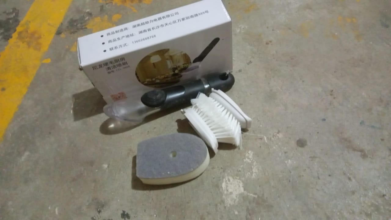 Dish Scrubber with Soap Dispenser, Soap Dispensing Dish Brush Set (1 Set) - Springkart