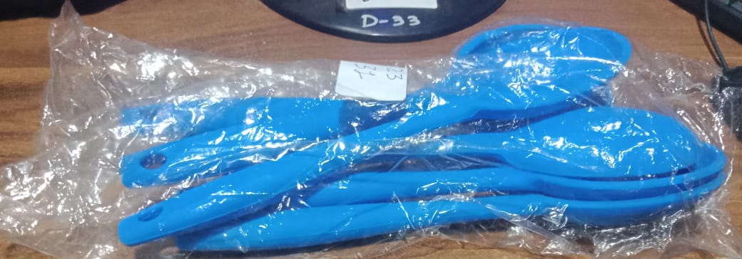 Multipurpose Silicone Spoon, Silicone Basting Spoon Non-Stick Kitchen Utensils Household Gadgets Heat-Resistant Non Stick Spoons Kitchen Cookware Items For Cooking and Baking (6 Pcs Set) - Springkart