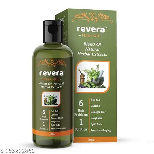 Elegent REVERA Herbal Hair Oil Blend of Natural Extract 100ml x 5 - Springkart