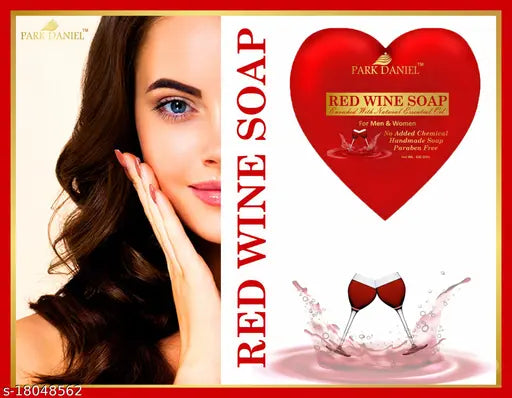 Premium Red Wine Bathing Soap Bar - Combo Pack of 4 (100gms) - Springkart