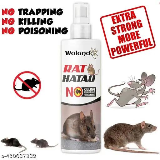 Rat Repellent Spray For Safe And Secure Home And Save Your Wires To Get Cut By Rats 100ml - Springkart