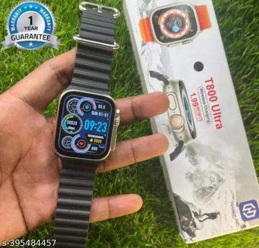 T800 Ultra Unisex Smartwatch 8 Series With Latest BT Version High Resolution Health Tracker All Sport Mode 8Days Wireless Charging Battery Trendy Watch - Springkart