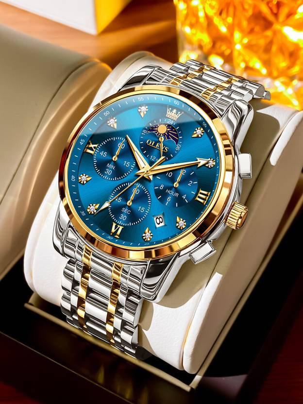 OLEVS Analog Watch - For Men CIF-S-G3655GJ-JL