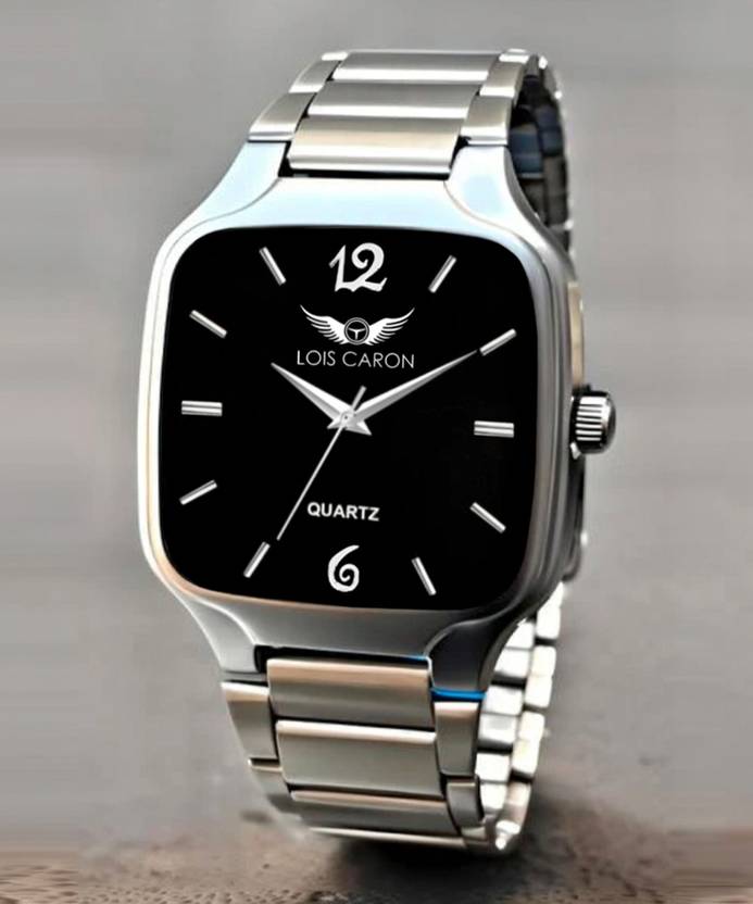 LOIS CARON Elegant Series Square Quartz For /Boys Wrist Analog Watch - For Men LCS-4297