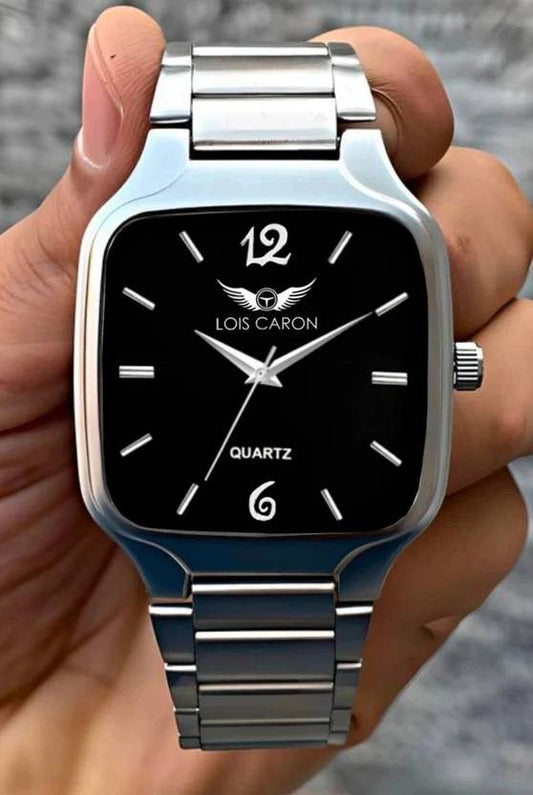 LOIS CARONĀ Elegant Series Square Quartz For /Boys Wrist Analog Watch - For Men LCS-4297