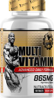 dexter jackson DJSS GOLD SERIES MULTIVITAMNIN 100 TABLETS (100 Tablets)