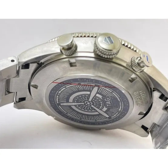 Tag Heuer Autavia Isograph Black Chronograph First Copy Replica Watch - Springkart