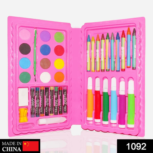 Art and Craft Color Kit (Crayons, Water Color, Sketch Pens) - 42 Pcs - Springkart