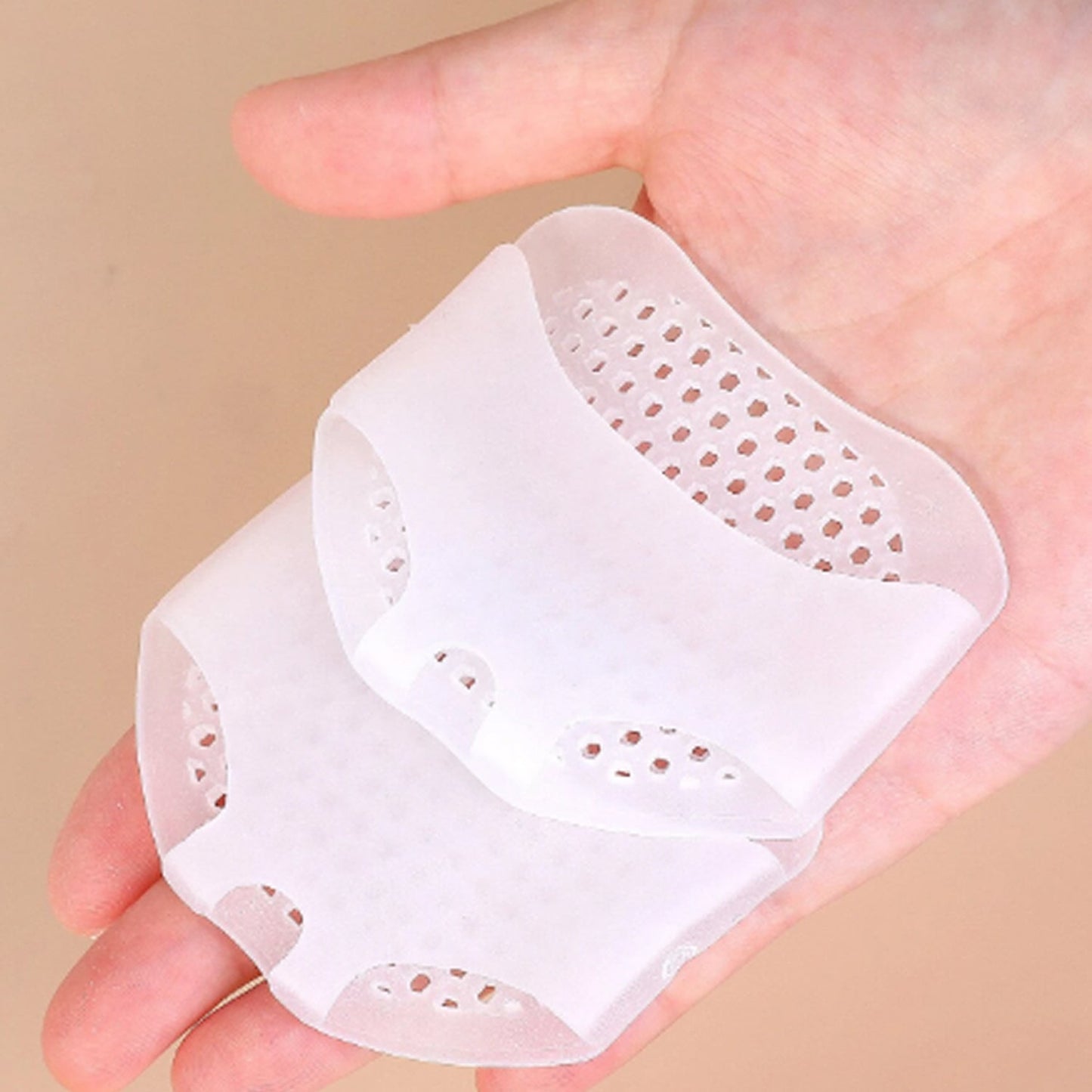 Silicone Front Foot Pad Anti-Slip Insole for Pain Relief, for Forefoot Pain, Calluses, Blisters, Forefoot Cushioning Relief- Men Women (1 Pair) - Springkart