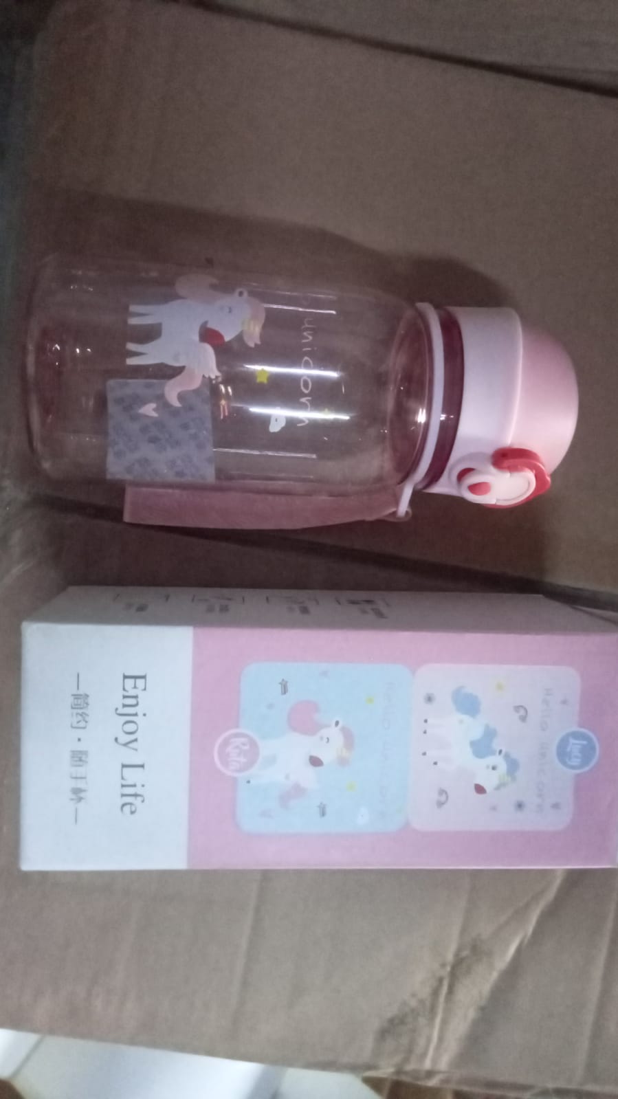 400ML Capacity Plastic Water Bottle Animal Printed | Office Bottle | Gym Bottle | Home | Kitchen | Leakproof and BPA Free Drinks Bottle | Water Drink Juice Bottle BPA Free Leak-Free Lightweight ( 400 ML ) - Springkart