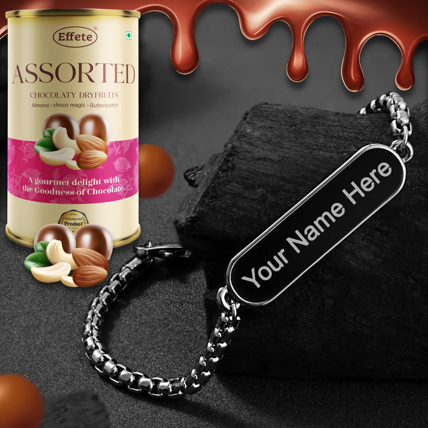 Customized Bracelet Delicious Chocolate Combo Special For Gift - Springkart