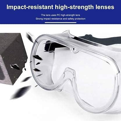 Safety Goggles, Technic Safety Goggles Protection for Classroom Home & Workplace Prevent The Impact of Dust Droplets Gas Protection Glass - Springkart