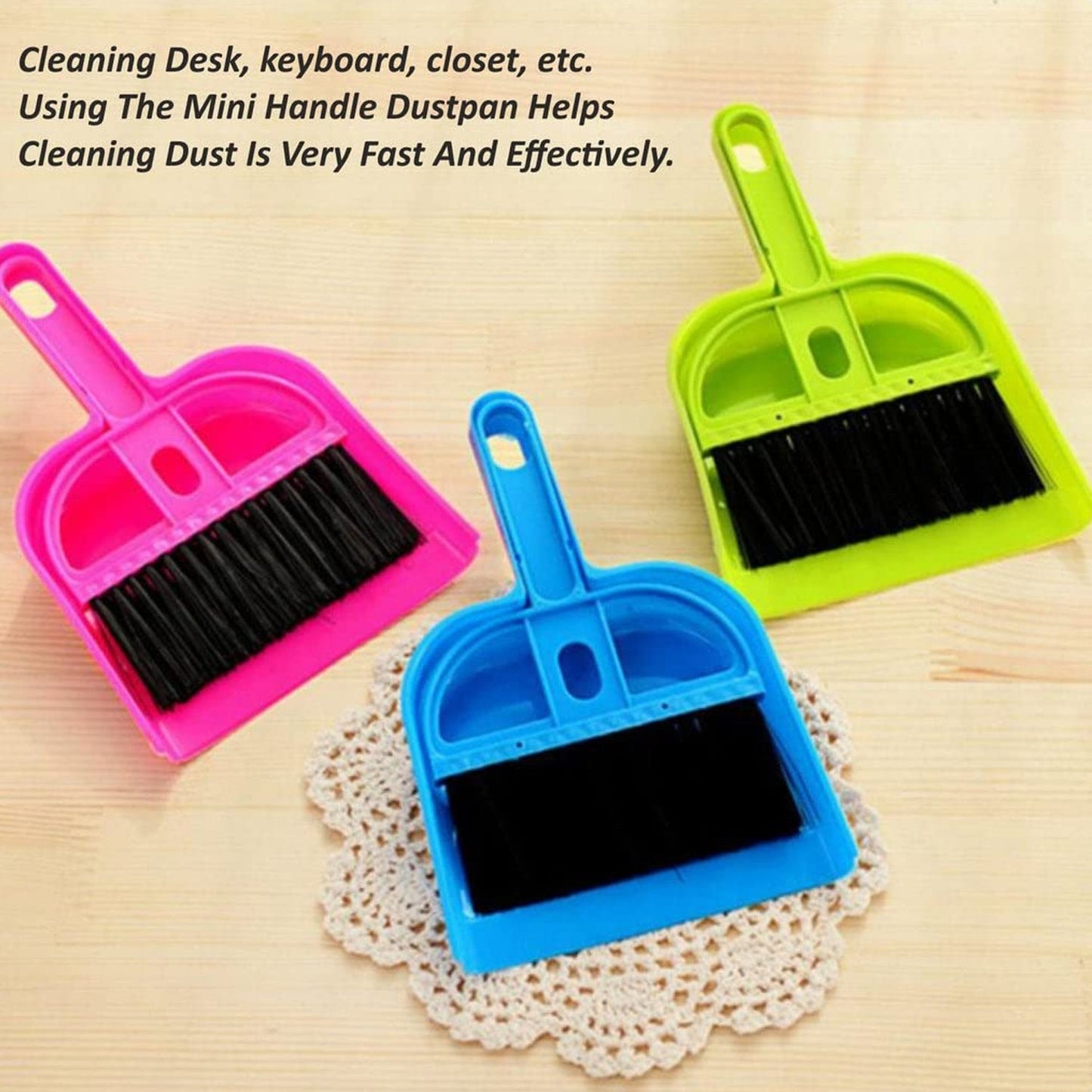 Dustpan Supdi with Brush Broom Set for Multipurpose Cleaning Big Size - Springkart