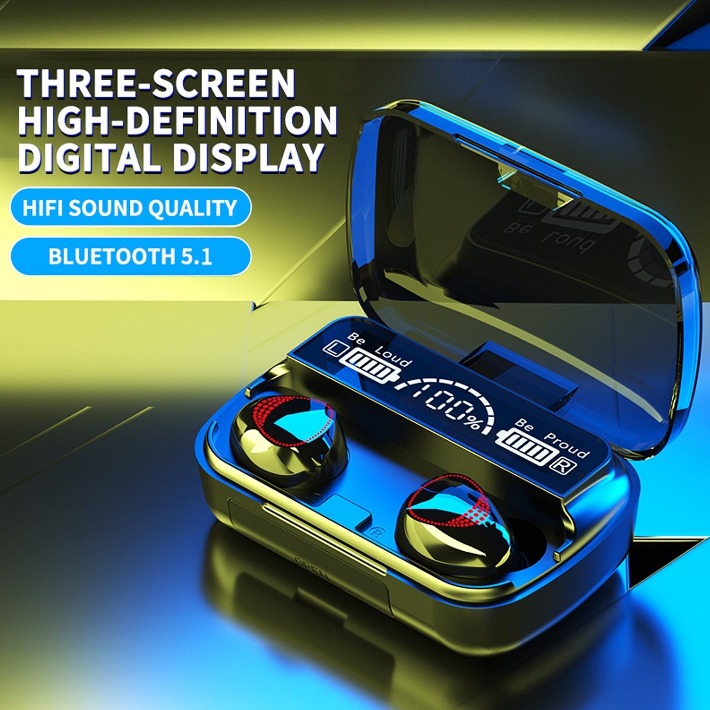 Wireless Bluetooth 5.0 In-Ear Earbuds – Mini Stereo with Mic - Springkart