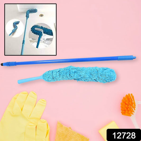 Long Handle Dust Cleaning Brush, Adjustable Microfiber dust Brush, Foldable Home appliances Ceiling Cleaner, Latest Home Improvement Products - Springkart