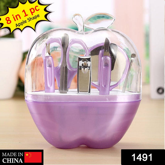 8 in 1 Apple Shape Manicure Set - Springkart