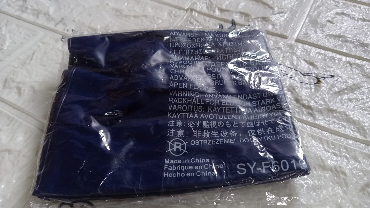 Velvet Air Inflatable Travel Pillow (Blue) - Springkart