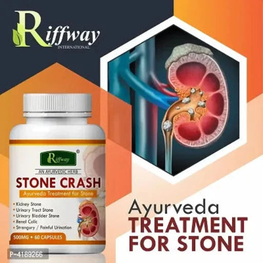 Stone Crash Herbal Capsules For Treatment Herbal Capsules For Stone 100% Ayurvedic Pack Of 2 - Springkart