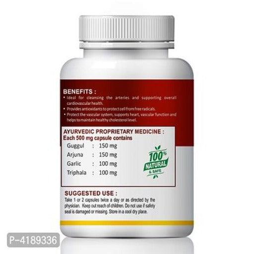 Cholesterol Controller Herbal Capsules For Supporting Over All Cardiovascular Health 100% Ayurvedic Pack Of 2 - Springkart
