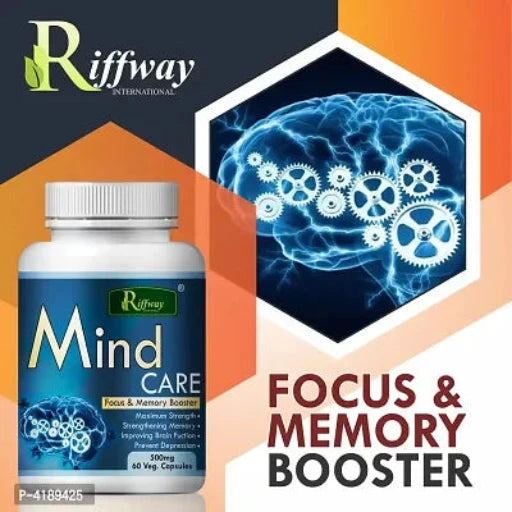 Mind Care Herbal Capsules For Improve Memory Concentration Memory Power 100 % Ayurvedic Pack Of 1 - Springkart