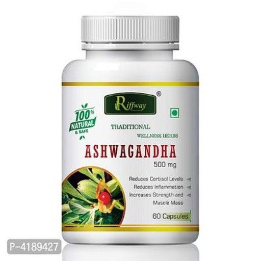 Ashwagandha Herbal Capsules For Strength And Immune Booster 100% Ayurvedic Pack Of 1 - Springkart