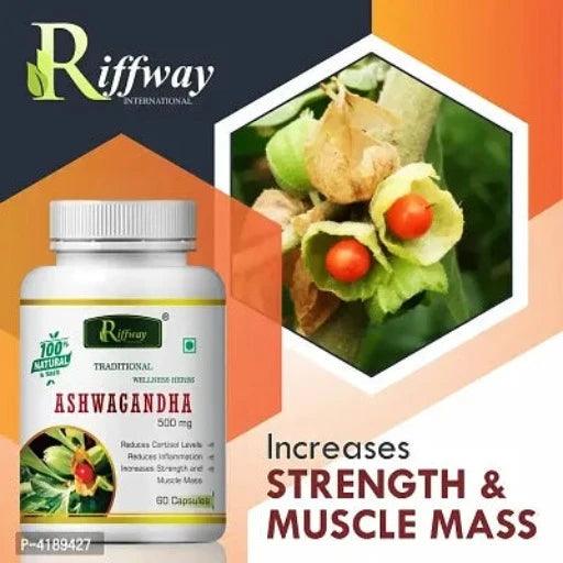 Ashwagandha Herbal Capsules For Strength And Immune Booster 100% Ayurvedic Pack Of 1 - Springkart