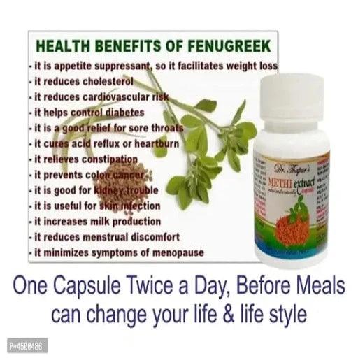 Dr. Thaparrsquo;s Fenugreek Methi Capsule - Springkart