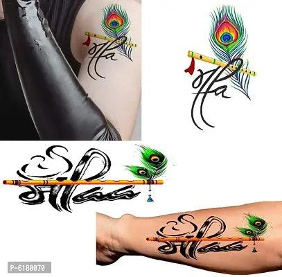 Peacock Father Maa Paa Tattoos Combo and Best Populer design Tattoo Combo Waterproof Men and Women Temporary - Springkart