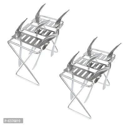 Stainless Steel Spoon Stand Spoon Holder Cutlery Rack For Kitchen Pack Of 2 - Springkart