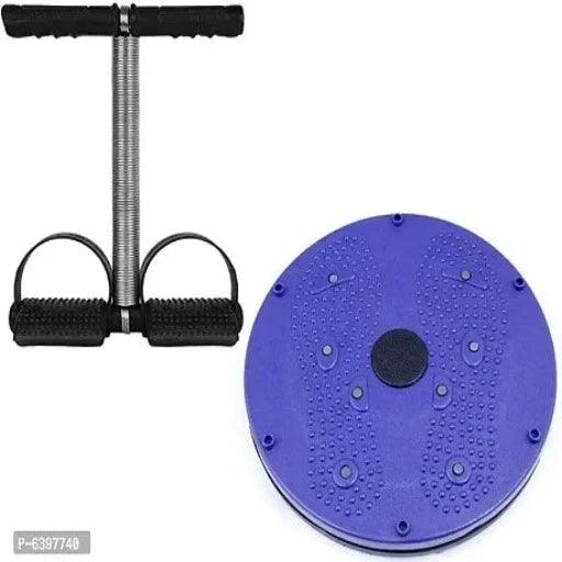 Single Spring Tummy Trimmer + Tummy Twister Fitness, Gym Exercise Equipment For Home Men and Women. - Springkart