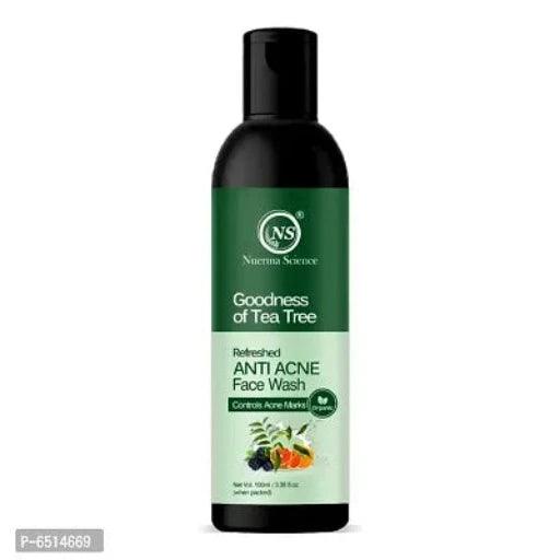 Tea Tree Anti Acne Face Wash for Control Oily Skin, Acne and Acne Marks (100 ML ) - Springkart