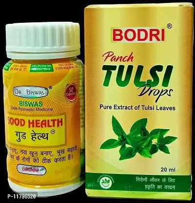 Panch TULSI Drop and PERFECT HEALTH CAPSULE FOR IMMUNITY,WEIGHT GAIN,LIVER DISEASE - Springkart