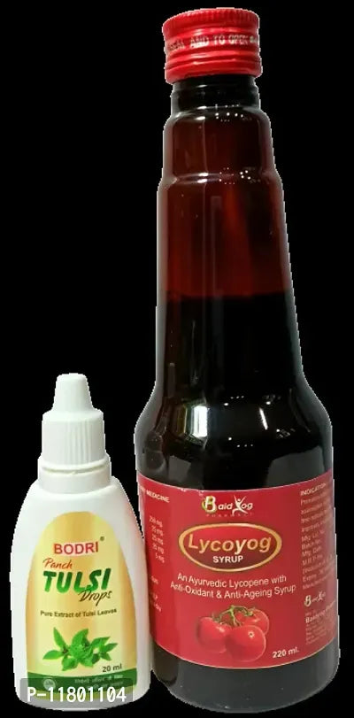 Panch TULSI Drops AND LYCOYOG SYRUP for immunity Booster,good health wellness - Springkart