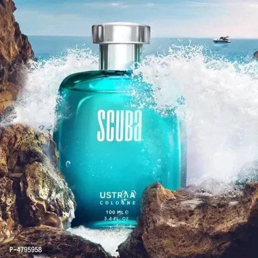 Ustraa Scuba Cologne - 100 ml - Perfume for Men. - Springkart