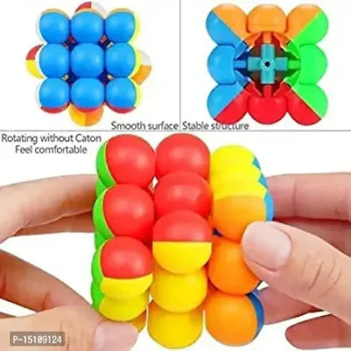 COMBO (PACK OF 3)Pyramid ,High Speed Magic and Ball Cube Puzzle Games - Springkart