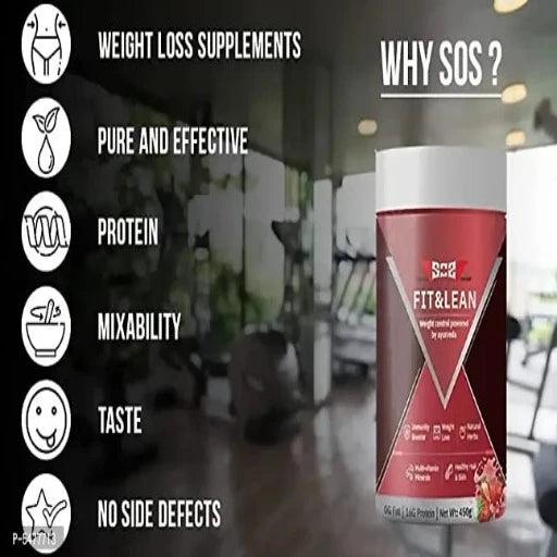 Weight Loss FIT-Powered with Ayurvedic Herbs and Immunity Booster Multi Vitamins - Strawberry Cream, 15 Meals - Springkart