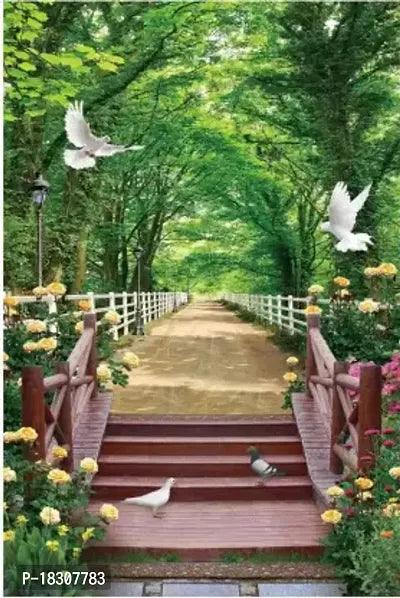 Creation 3D Printed Polyester Curtain 7 Ft For Living Room - Springkart