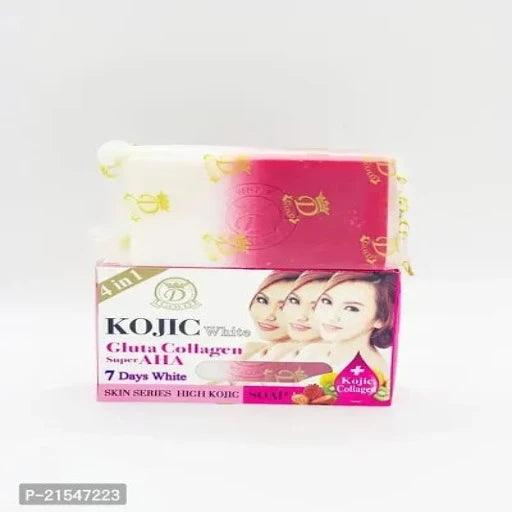 GOLD KOJIC WHITE GLUTA COLLAGEN SUPER AHA SKIN SERIES HIGH KOJIC SOAP 160g - Springkart