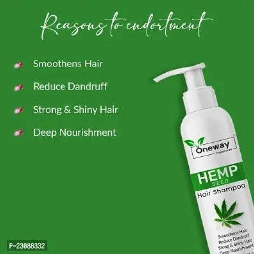 Oneway Happiness Hempseed Hair oil (100ml) and Hempseed Hair Shampoo (200) 300ml - Springkart